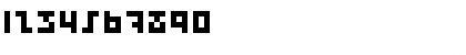 Download Execute 2000 Regular Font Numeric Preview