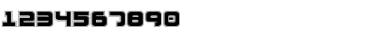 Download Exedore College Regular Font Numeric Preview
