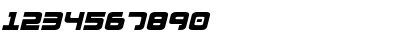 Download Exedore Italic Italic Font Numeric Preview