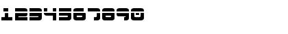 Download Exedore Laser Regular Font Numeric Preview