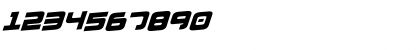 Download Exedore Rotalic Regular Font Numeric Preview