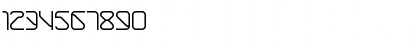 Download Exhaust Light Font Numeric Preview