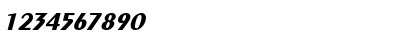 Download Exotic-Bold Itlc Italic Font Numeric Preview