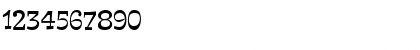 Download ExposeThin Normal Font Numeric Preview