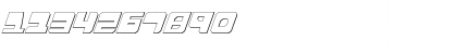 Download Extechchop Shadow Shadow Font Numeric Preview