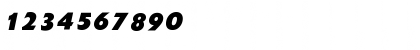 Download ExtensionExtraBoldItalicTab Roman Font Numeric Preview
