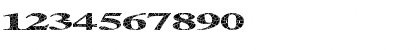 Download Extrano - Arano Regular Font Numeric Preview
