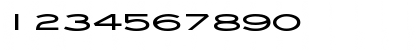 Download EyeglassExtended Bold Font Numeric Preview