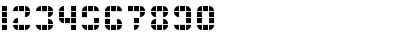 Download eyesore Regular Font Numeric Preview