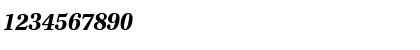 Download F820-Roman BoldItalic Font Numeric Preview