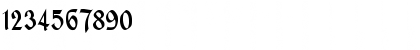 Download Fabliaux Regular Font Numeric Preview