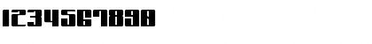 Download New Regular Font Numeric Preview