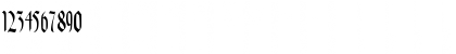 Download Fains Regular Font Numeric Preview