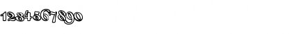 Download False Regular Font Numeric Preview