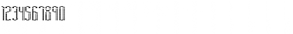 Download Fascii BRK Regular Font Numeric Preview
