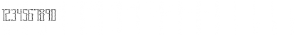 Download Fascii Cross BRK Regular Font Numeric Preview