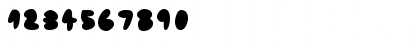 Download fat ass filled Regular Font Numeric Preview