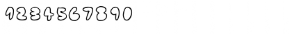 Download fat ass outline Font Numeric Preview