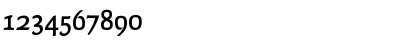 Download FaustMediumOldStyleFigsTab Roman Font Numeric Preview
