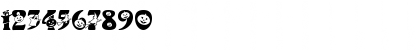 Download FB HALLOWEEN Regular Font Numeric Preview