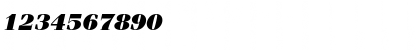 Download FeniceITC Ultra Italic Font Numeric Preview