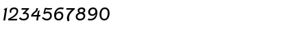 Download Fenwick Light Italic Font Numeric Preview