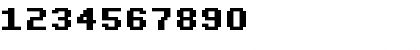 Download FFF Aquarius Bold Regular Font Numeric Preview