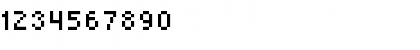 Download FFF Minitower Extended Regular Font Numeric Preview