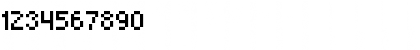 Download FFF Minitower Regular Font Numeric Preview