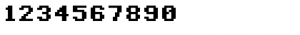Download FFF Mono01 Bold Extended Regular Font Numeric Preview