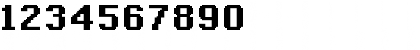 Download FFF Protege Bold Extended Regular Font Numeric Preview