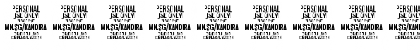 Download Kandira PERSONAL Black Font Numeric Preview