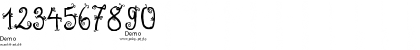Download Firlefanz Demo Regular Font Numeric Preview