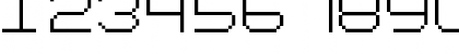 Download fixed_v02 Regular Font Numeric Preview
