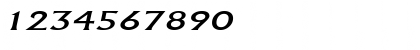 Download FlairExtended Italic Font Numeric Preview