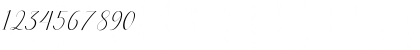 Download Katlyne Regular Font Numeric Preview