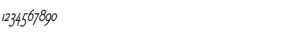 Download FletchCondensed Italic Font Numeric Preview