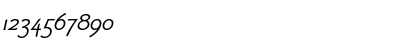 Download FletchWide Italic Font Numeric Preview