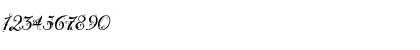 Download Fleurie Regular Font Numeric Preview
