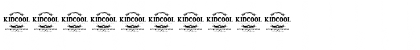 Download KIDCOOL DRAGON Regular Font Numeric Preview