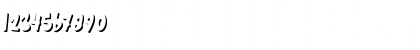 Download Kids Zone Shadow Regular Font Numeric Preview