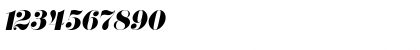 Download Floral Italic Font Numeric Preview
