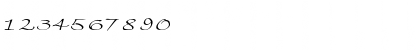 Download Florence-Light Wd Regular Font Numeric Preview