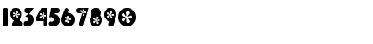 Download Flower Bold Font Numeric Preview