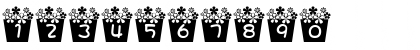 Download flower_font Regular Font Numeric Preview