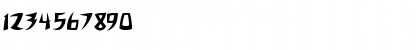 Download Flyerfonts Regular Font Numeric Preview