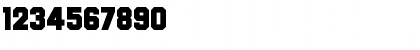 Download Font Normal Font Numeric Preview