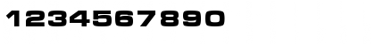 Download font348 Bold Font Numeric Preview