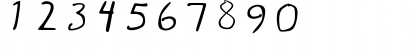 Download New Regular Font Numeric Preview
