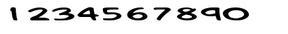 Download Foote Regular Font Numeric Preview
